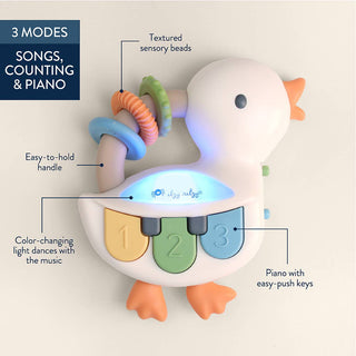 Itzy Ritzy - *NEW* Bitzy Tunes™ Goose - Light-up Interactive Piano Toy