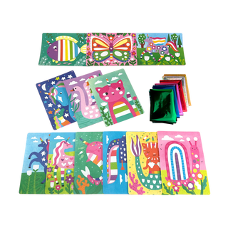 OOLY - Foil-tastic Foil Art Kit: Whimsical World