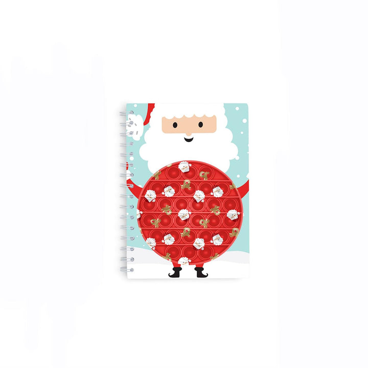 Two's Company Holiday Popper Notebook Santa