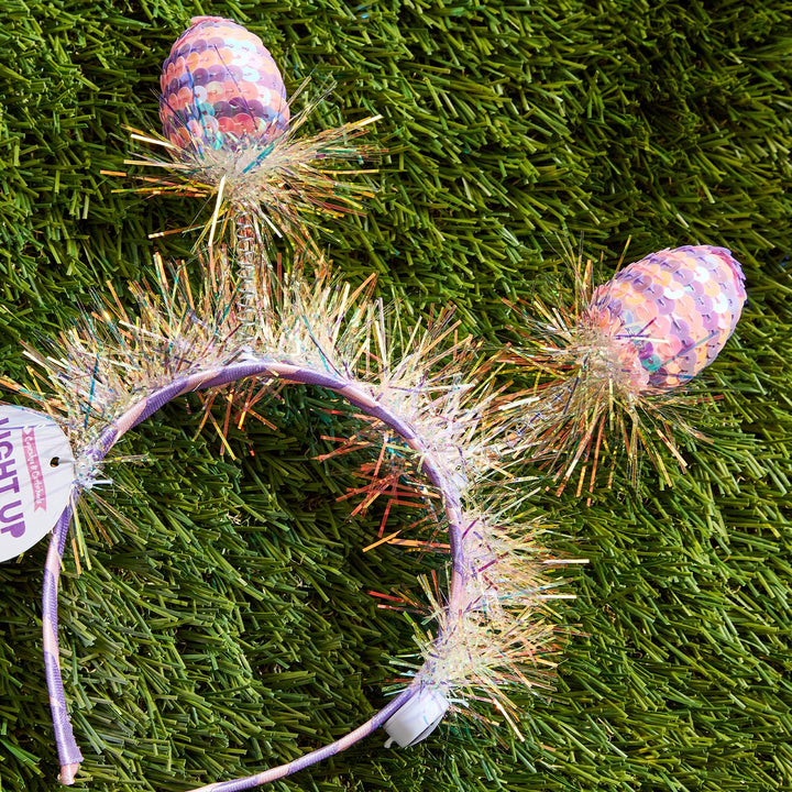 Two's Company Light Up Egg Headband