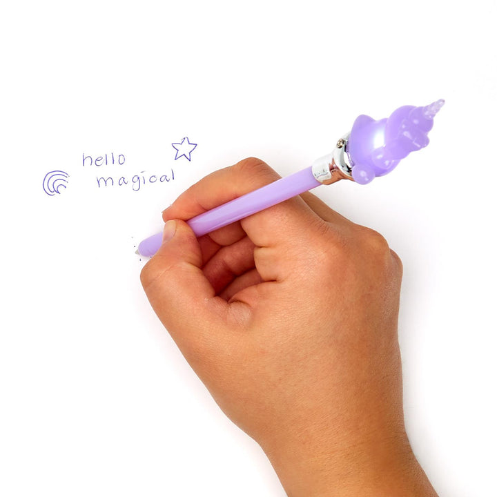 Two's Company Light Up Unicorn Pen