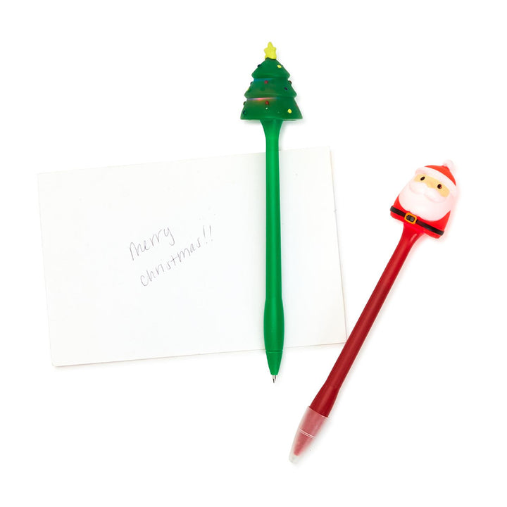 Two's Company Light Up Christmas Pen