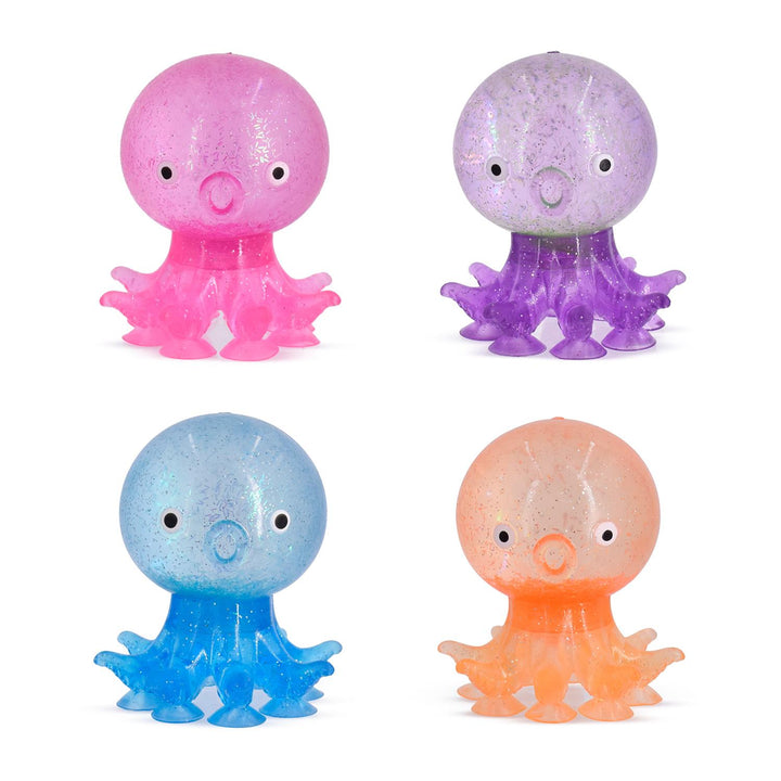 Two's Company Glitter Octopus Suction Toy