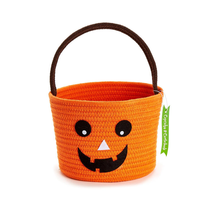 Two's Company Hand-Crafted Halloween Basket