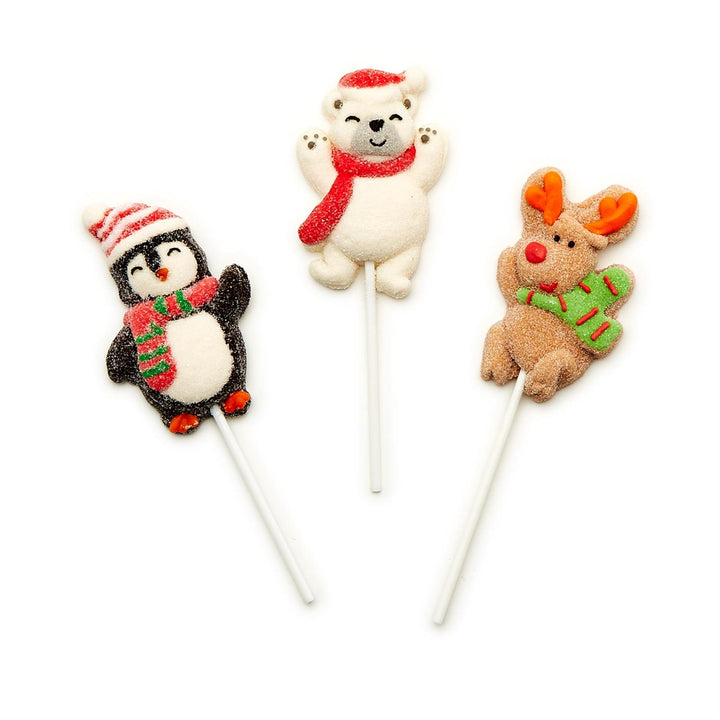 Two's Company Holiday Vanilla Marshmallow Lollipop