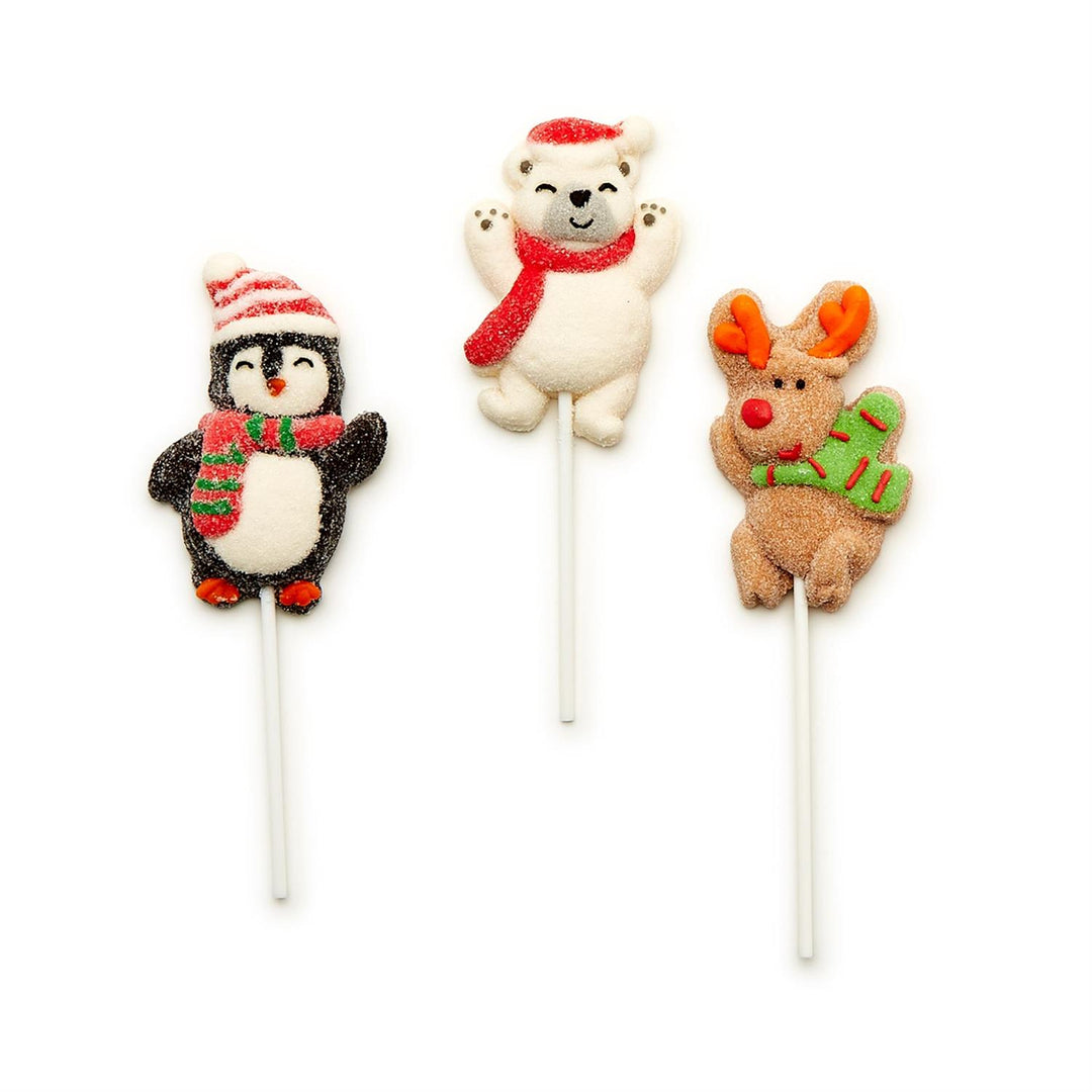 Two's Company Holiday Vanilla Marshmallow Lollipop