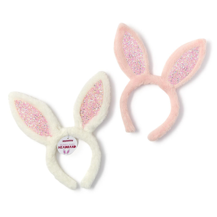 Two's Company Plush Faux Fur Bunny Ears Headband