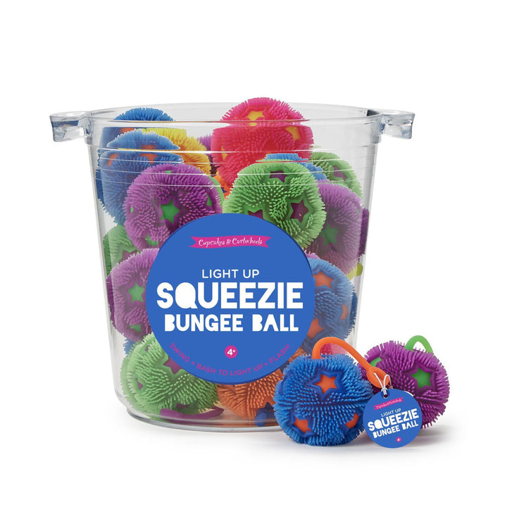 Two's Company Light Up Squeezie Bungee Ball