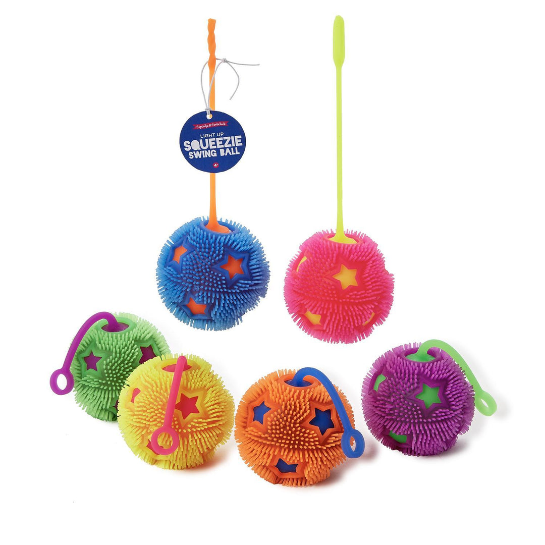 Two's Company Light Up Squeezie Bungee Ball