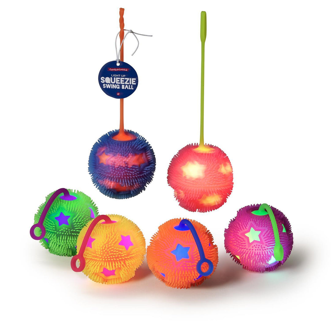 Two's Company Light Up Squeezie Bungee Ball