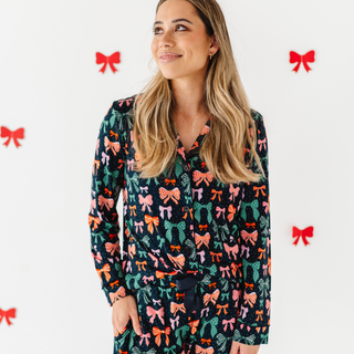 Kiki + Lulu - Merry Little Bows Mama Lounge Set