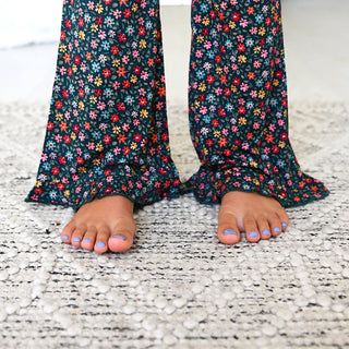 Gigi and Max - Isabelle KIDS RUFFLE LOUNGE SET Bamboo Floral Girls Clothing