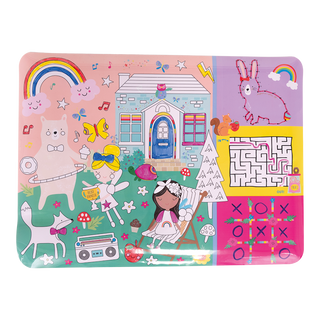 Floss & Rock Coloring Fun and Games Mat Rainbow Fairy