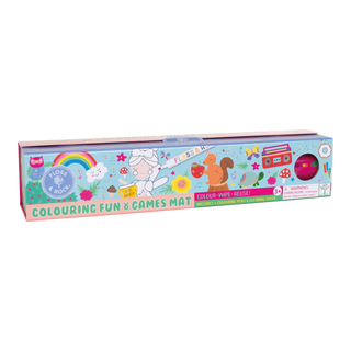 Floss & Rock Coloring Fun and Games Mat Rainbow Fairy