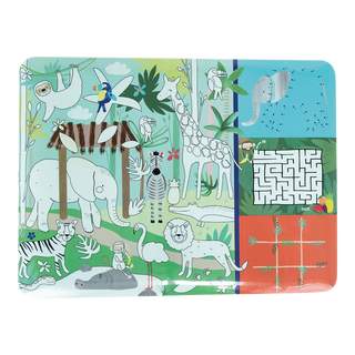 Floss & Rock Coloring Fun and Games Mat Jungle