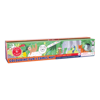 Floss & Rock Coloring Fun and Games Mat Jungle
