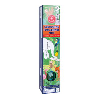 Floss & Rock Coloring Fun and Games Mat Jungle