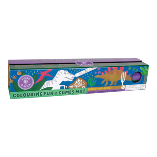 Floss & Rock Coloring Fun and Games Mat Dino