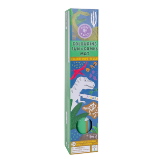 Floss & Rock Coloring Fun and Games Mat Dino