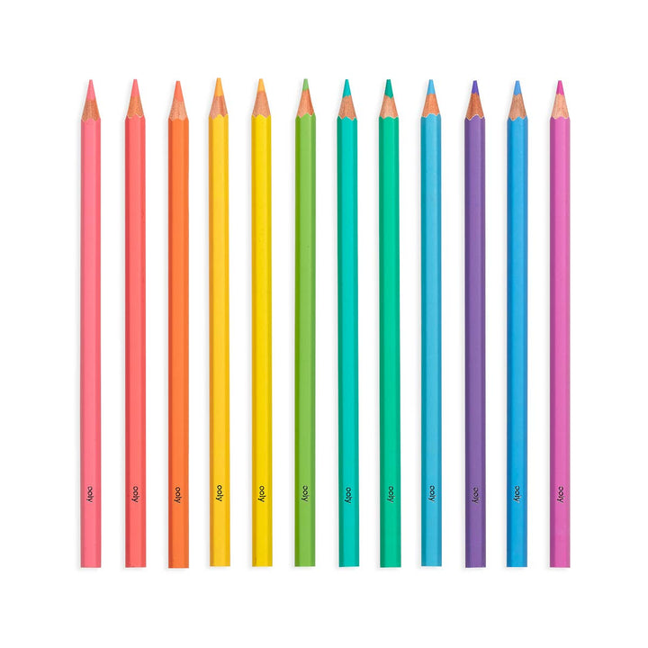 OOLY Pastel Hues Colored Pencils - Set of 12