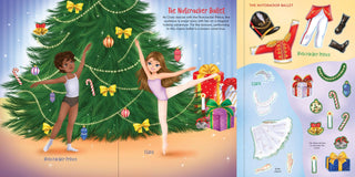 Peter Pauper Press - Christmas Sticker Doll Dress-Up Book