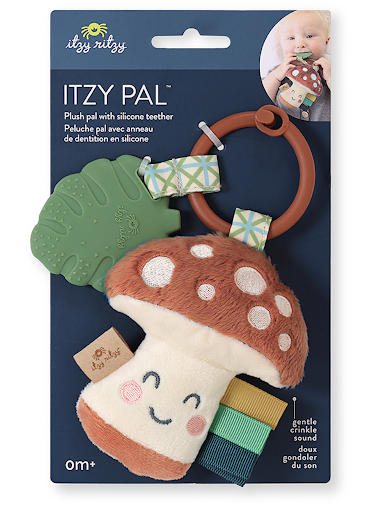 Itzy Ritzy - Itzy Pal™ Plush + Teether Mushroom