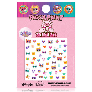 Piggy Paint - 3D SuperKitties Nail Art