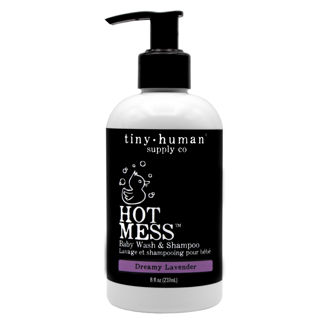 Tiny Human Supply Co. - Hot Mess™  Shampoo and Baby Wash 8oz - Dreamy Lavender