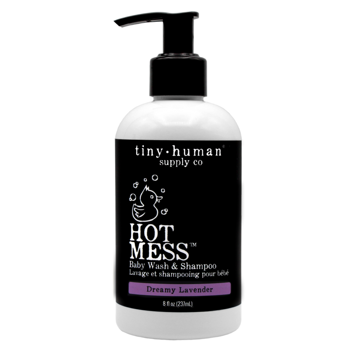 Tiny Human Supply Co. - Hot Mess™  Shampoo and Baby Wash 8oz - Dreamy Lavender