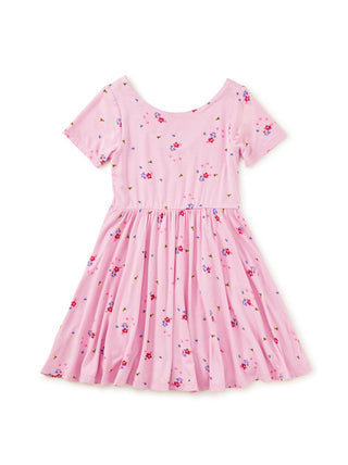 Tea Tiered Bamboo Playsoft Dress Busy Bees & Flowers
