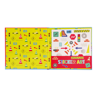 Floss & Rock Sticker Art Construction