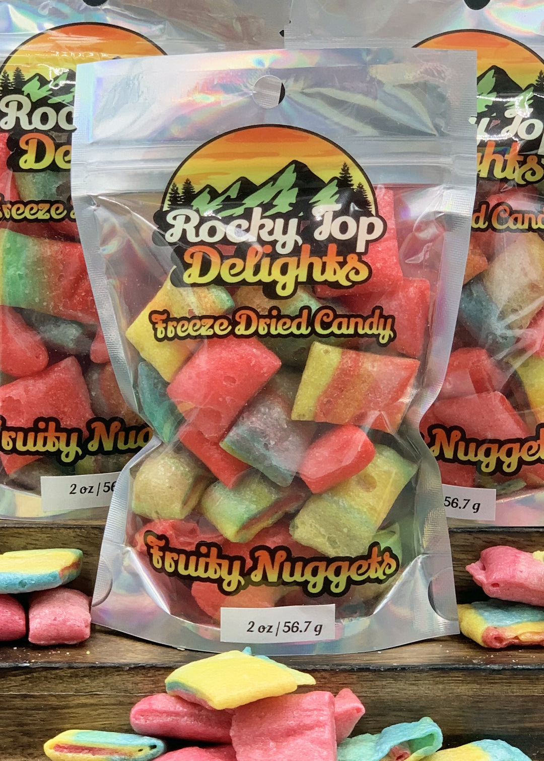 Rocky Top Delights Fruity Nuggets Freeze Dried Candy