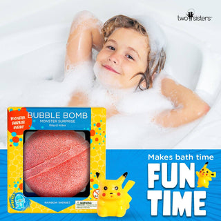 Two Sisters Spa - Monster Bath Bomb for Kids with Surprise Toys Inside