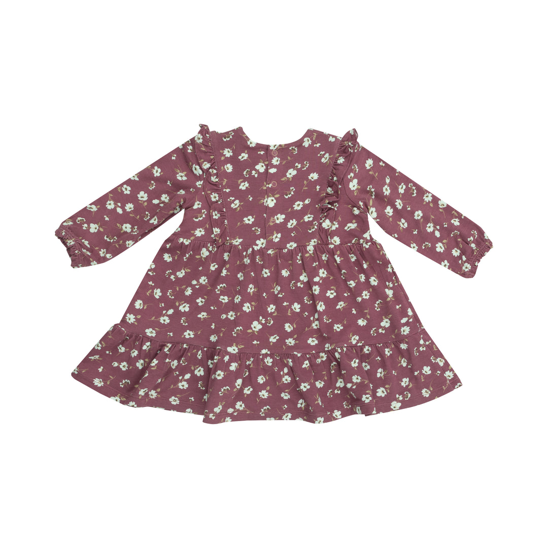 Angel Dear Ruffle Tiered Dress and Legging Plum Floral