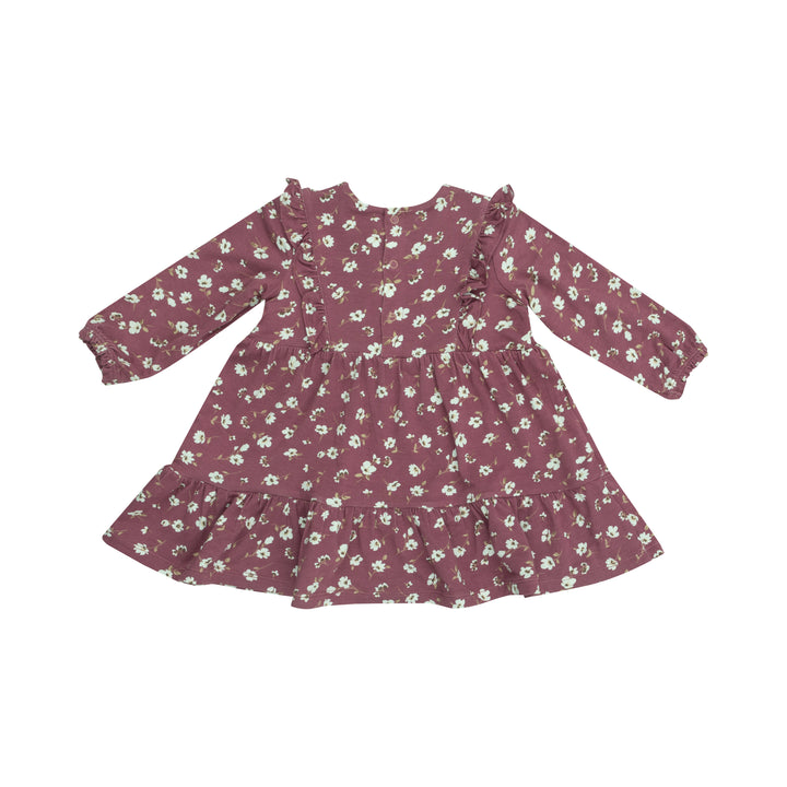 Angel Dear Ruffle Tiered Dress and Legging Plum Floral