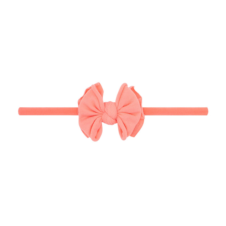 Baby Bling Bows - Baby Fab Skinny Baby Fashion Headband in Coral