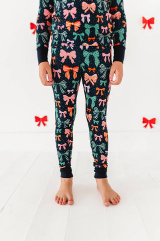 Kiki + Lulu - Merry Little Bows Kids Pajamas