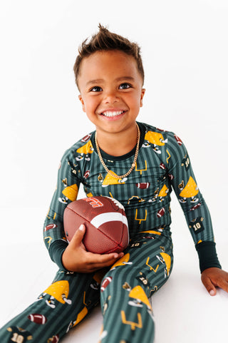 Kiki + Lulu - Wisconsin Football Kids Pajamas