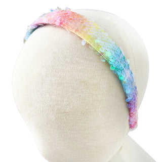 Pink Poppy USA - Unicorn Rainbow Sequin Headband