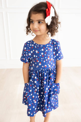 Mila & Rose - Star Bright S/S Pocket Twirl Dress