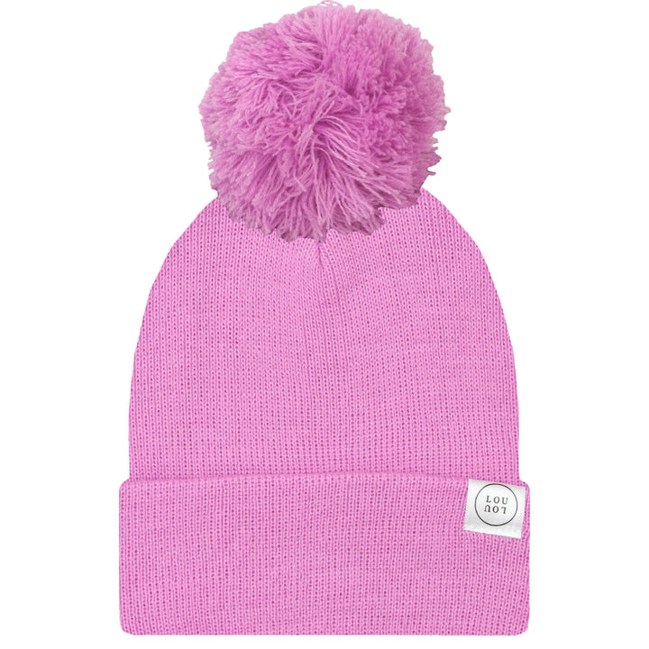 Lou Lou & Company - Beanie with Pom - Orchid Purple