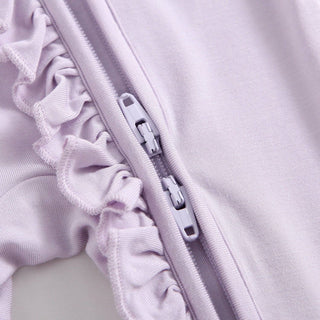 Luxie Charm - Ruffled Zippered Baby Romper for NICU & Preemies