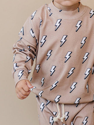 Lucky Panda Kids - Jogger Set | Electric Beige