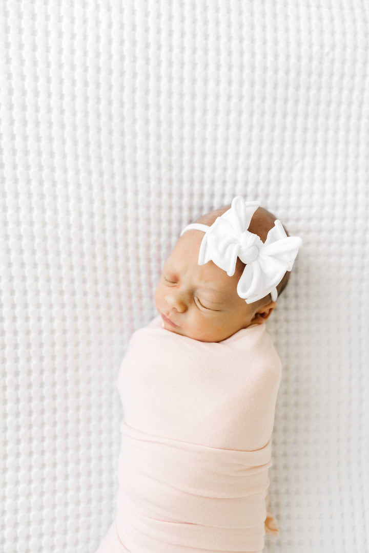 Baby Bling Bows - BABY FAB SKINNY: rose quartz