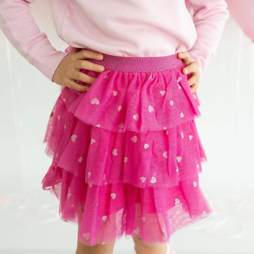 Sweet Wink - Heart Petal Valentine's Day Tutu - Girls Clothes