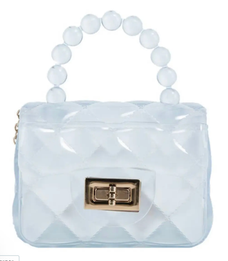 Mavi Bandz - Mini Jelly Purse with Crossbody Gold Chain