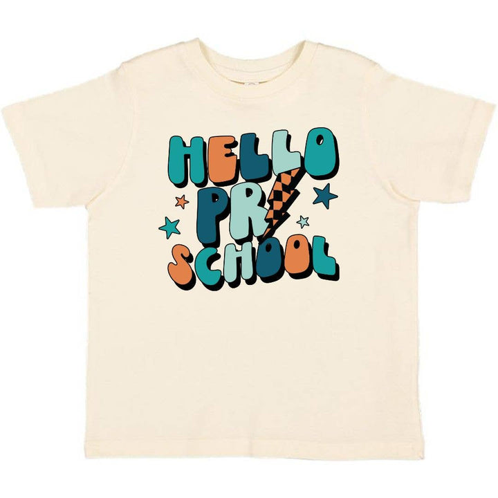 Sweet Wink - Hello Preschool Short Sleeve T-Shirt - Back to School Kids