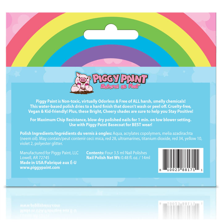 Piggy Paint - Rainbow 4 Polish Box Set