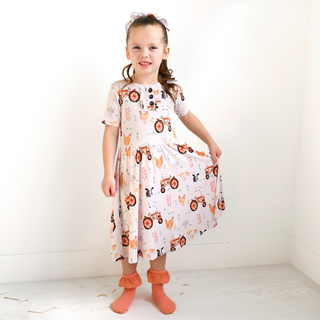 Gigi and Max - Millie Moo TUTU DRESS Bamboo Farm Kids Clothing