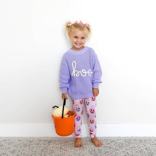 Gigi and Max - Emmy LEGGINGS Bamboo Halloween Pumpkins Toddler Clothing